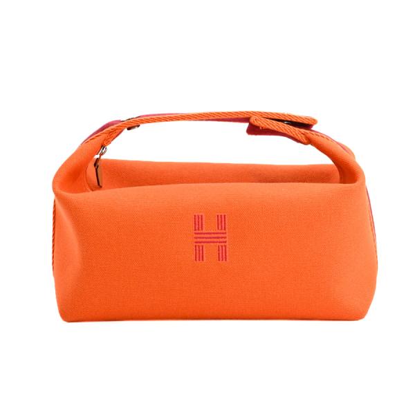 HERMES（エルメス） ブリッドアブラックPM ポーチ オレンジ レディース