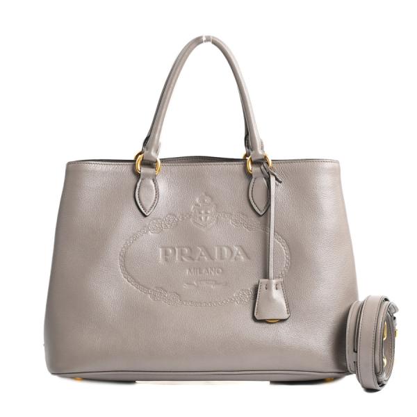 PRADA（プラダ） 2WAYトートバッグ トートバッグ 1BA579 グレー