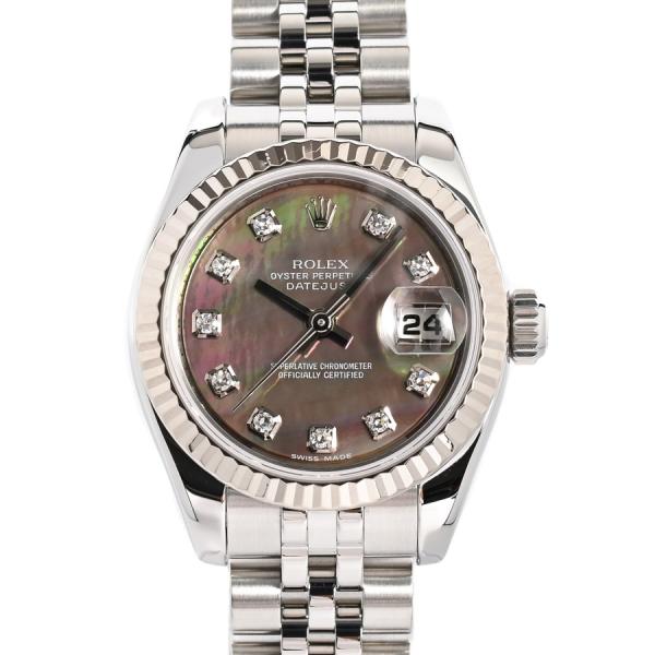 ROLEX（ロレックス） デイトジャスト 腕時計 179174NG Z番 ブラック