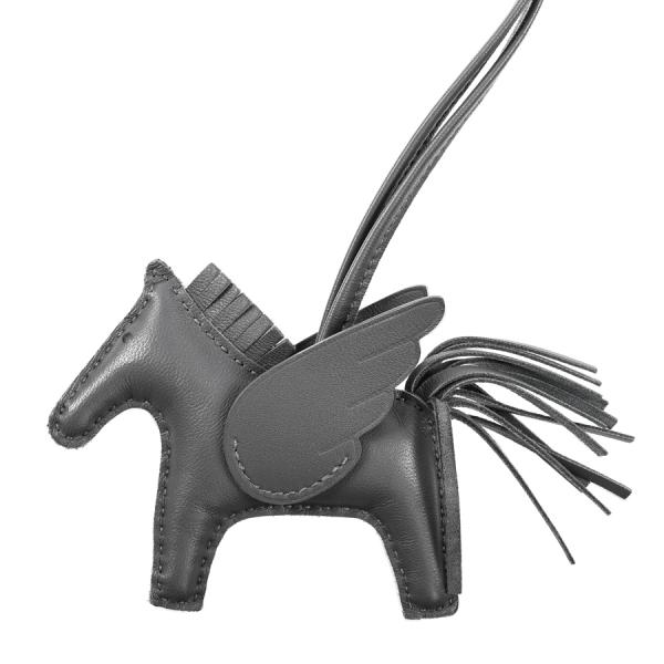 ⭐️未使用近い⭐️HERMES ロデオチャーム PM ソーブラック HERMES（エルメス） ロデオペガサスPM チャーム ソーブラック ユニ