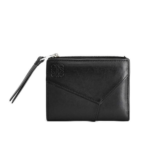 LOEWE（ロエベ） パズルエッジスリムコンパクトウォレット 二つ折財布