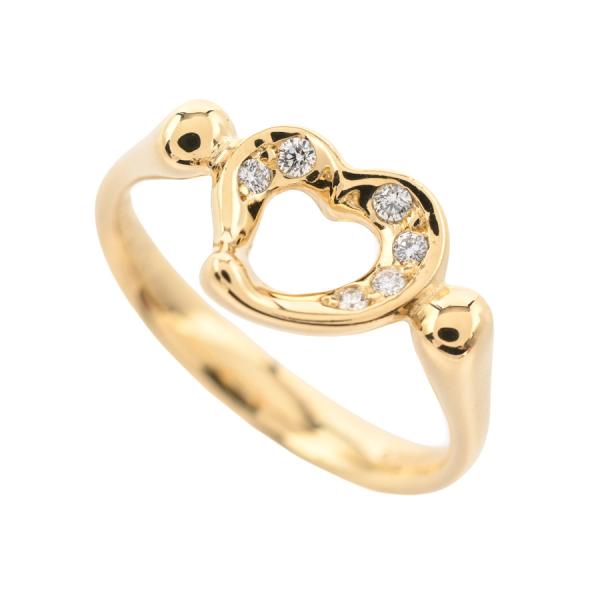 TIFFANY&Co.（ティファニー） オープンハート リング 11号 レディース