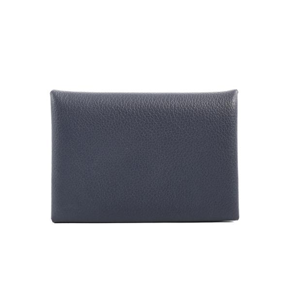HERMES（エルメス） カルヴィデュオ カードケース ブルーインディゴ