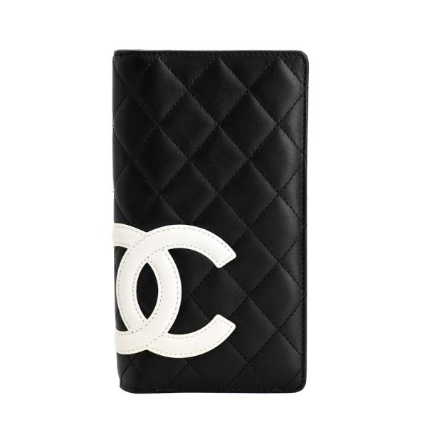 CHANEL（シャネル） カンボン2つ折り長財布 長財布 A26717 ブラック