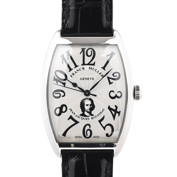 フランクミュラー トノーカーベックス ジャン・ジャック・ルソー 腕時計 2852SCJJR シルバー メンズ 中古A品