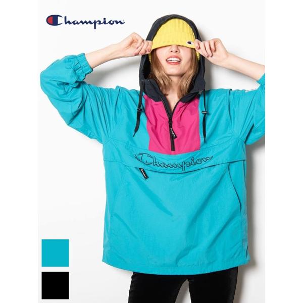 未使用品 ネネット にゃー チャンピオン アノラック パーカー ジャンパー 撥水 Champion CHAMPION チャンピオン パーカー ジャケット