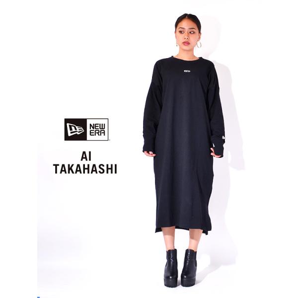New Era ニューエラ 高橋 愛 Ai Takahashi コラボ ワンピース Tシャツ レディース 長袖 Tee One Piece T Ai Dress Rodeo Bros 通販 Yahoo ショッピング