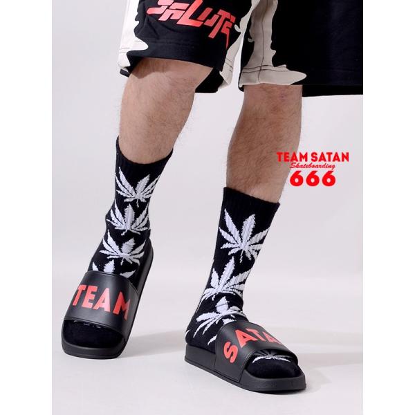 y݌ɏzTEAM SATAN `[T^ T_ fB[X Y  uh ؂ LOGO SLIDE V[T_ X|[cT_ TSSLIDE001