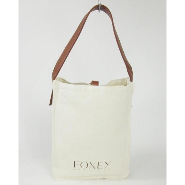foxey ホワイト トートバッグ