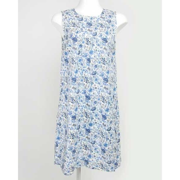 ナチュラルビューティーベーシック ブルー花柄ノースリワンピース ｓ 60 031 ロデオギャラリー 通販 Yahoo ショッピング