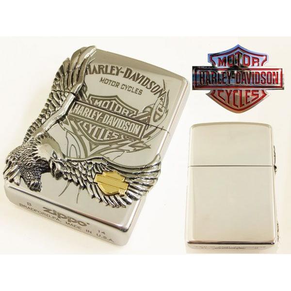 ハーレーダビッドソン ジッポ ZIPPO オイルライター 大鷲 HDP-16 新品