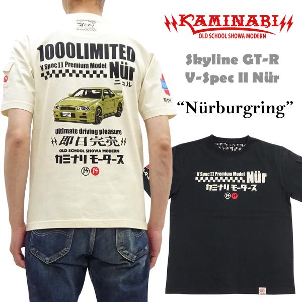 TEDMAN（テッドマン） カミナリモータース 半袖Tシャツ KAMINARI R34