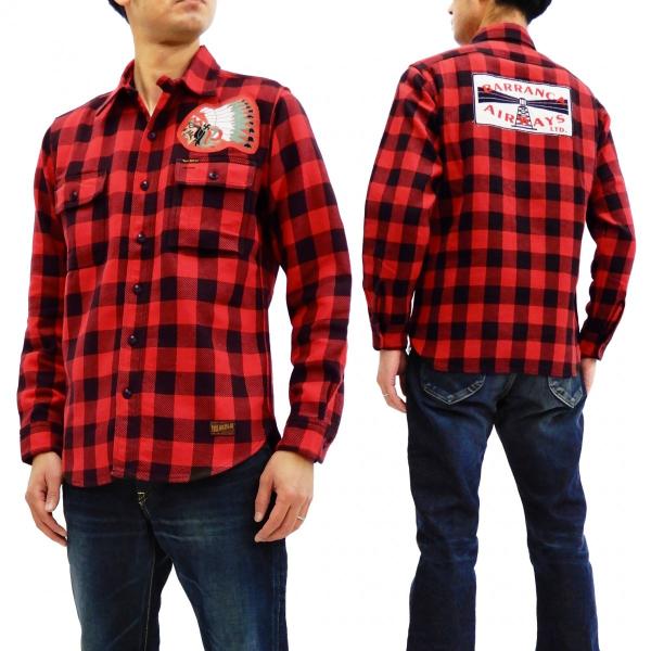 N-801 toys mccoy トイズマッコイ ブロックチェックシャツ ブルー N