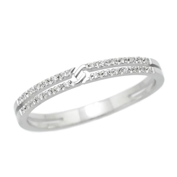 グッチ GUCCI 750WG K18WG ホワイトゴールド ダイヤ インフィニティ