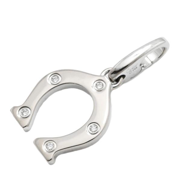 カルティエ CARTIER 750WG K18WG ホワイトゴールド 馬蹄 ホースシュー