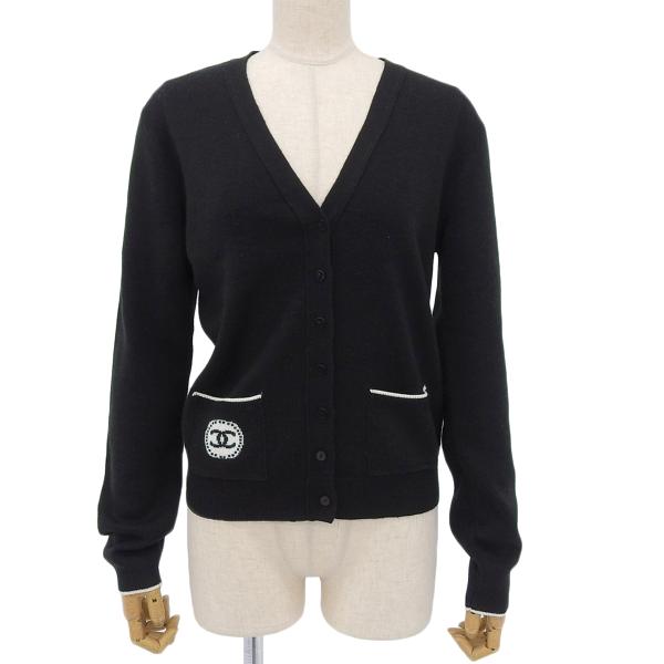CHANEL シャネル ユニフォーム カーディガン Vネック ココマーク CHANEL シャネル ユニフォーム カーディガン Vネック ココマーク