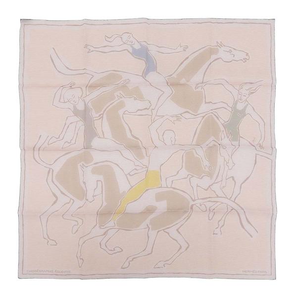 HERMES（エルメス） カレ70 スカーフ CHOREGRAPHIE EQUESTRE コレ