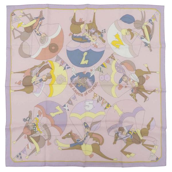 M*I様 エルメス　カレ70 オムニバス HERMES（エルメス） カレ70 UN AMOUR CHEVAL 馬への愛 スカーフ シルク