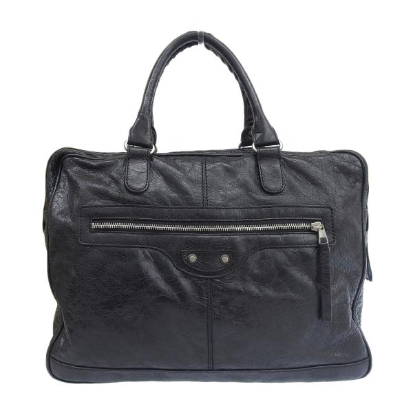 バレンシアガ　レザー ビジネスバッグ バレンシアガ BALENCIAGA ビジネスバック レザー ブラック メンズ 8824