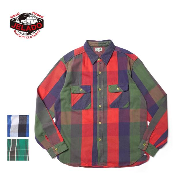 JELADO ジェラード 長袖 シャツ “Unionworkers Shirt Short” JP82125