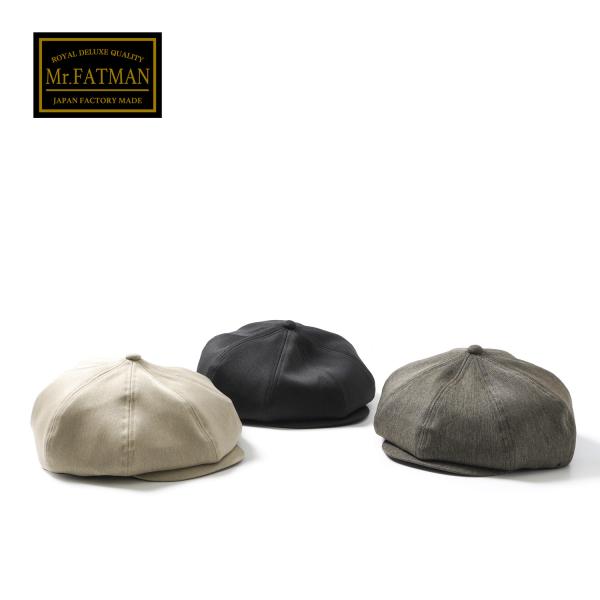 ミスターファットマン　Herringbone casquette 5261001 Mr.FATMAN ミスターファットマン 帽子 キャスケット 