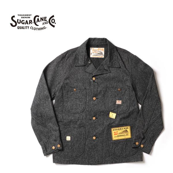 SUGAR CANE シュガーケーン ジャケット “9oz. BLACK COVERT WORK