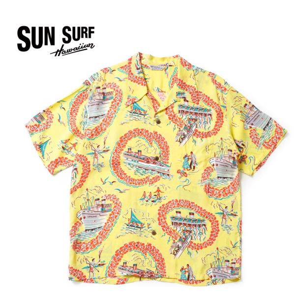 Sun Surf サンサーフSpecial 半袖アロハシャツ Lサイズ SUNSURF(サンサーフ)『SOUTHSEA TRIP/サウスシートリップ