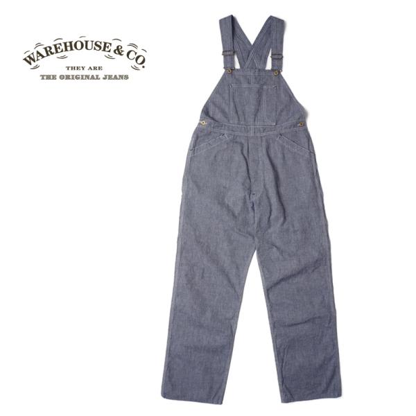 WAREHOUSE（ウエアハウス） オーバーオール Lot 1227 “INDIGO PINCHECK