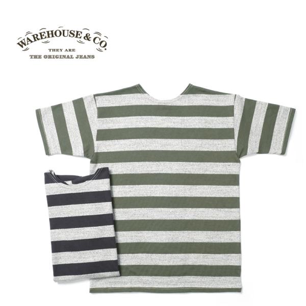 ウエアハウス　Lot4081ボーダーシャツ 楽天市場】ウエアハウス WAREHOUSE Lot.4050 2インチ ボーダー T