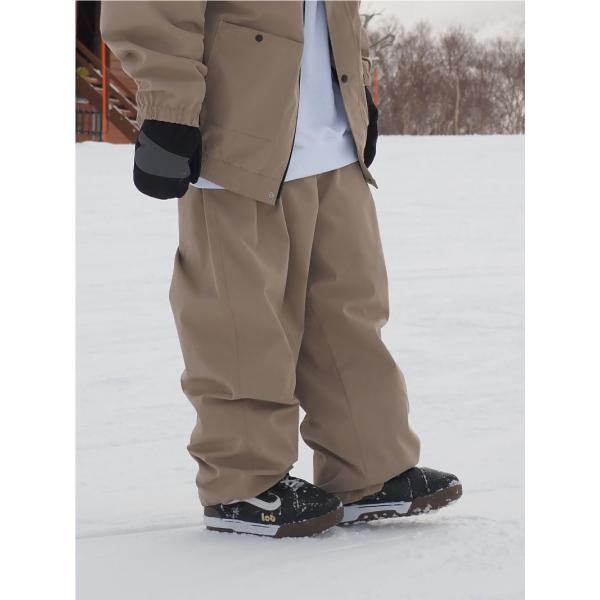Mahf スノボウェア ブラック カバーオールジャケット/タックワイドパンツ タックワイドパンツ | OUTLET | MAHF SUPPLY Official Website マーフ