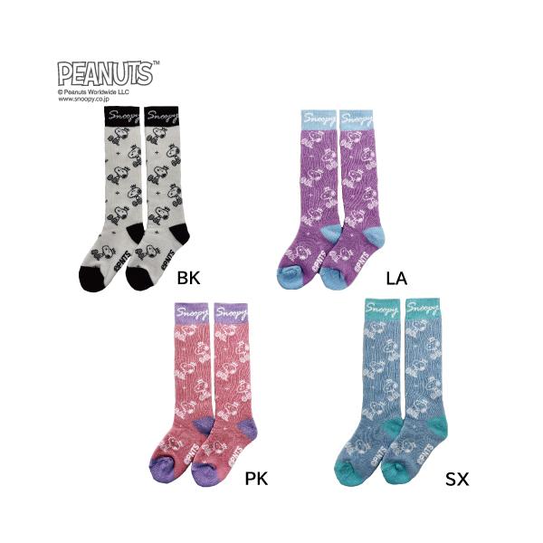 ○商品名PEANUTS SNOOPY SOCKS○品番：SNJK1019○カラー： ブラック(BK),ラベンダー(LA),ピンク(PK),サックス(SX)○サイズ：JF(FREE) 19cm~23cm