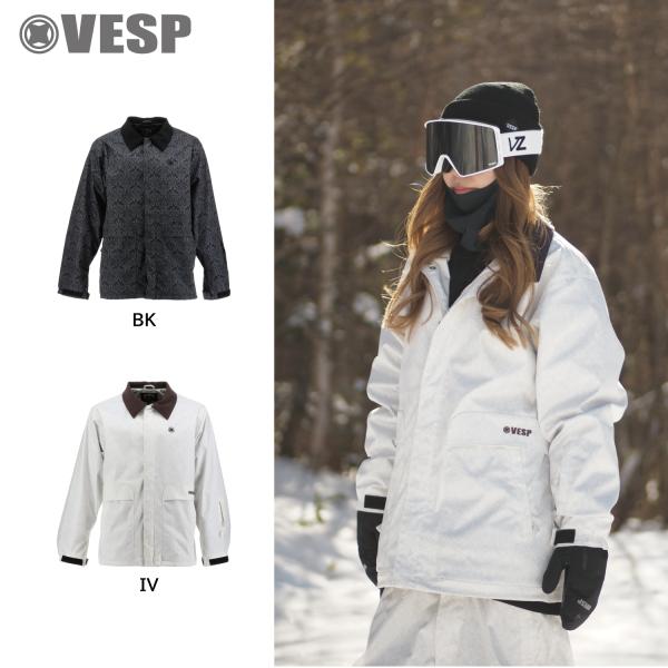 VESP ベスプ 25-26モデル メンズ レディース ジャケット VPMJ1067P Damask Work Shirts Jacket