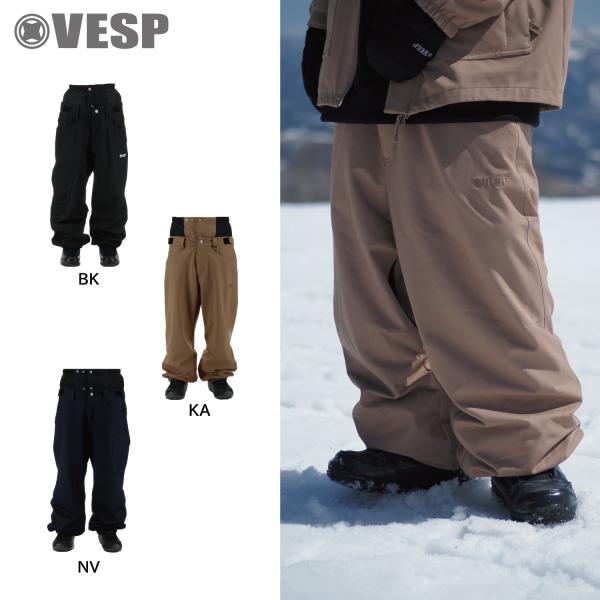 VESP ベスプ 25-26モデル メンズ レディース パンツ VPMP1062 Denim Wide Jogger Pants