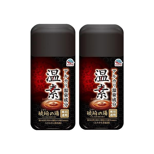 他サイト： 温素 琥珀の湯 入浴剤 透明 心なごむ和漢茶の香り 600g x 2個 おうち温泉 体験 アルカリ性 とろみ湯 薬用 医薬部外品の商品画像