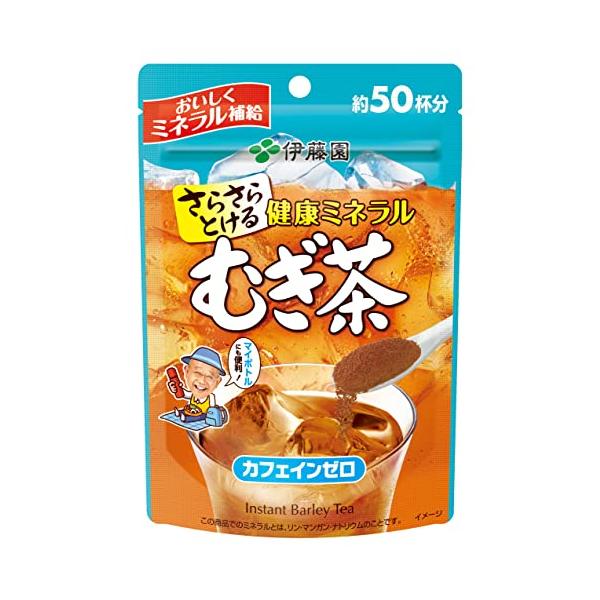 他サイト： 伊藤園 さらさらとける 健康ミネラルむぎ茶 40g 粉末 チャック付き袋タイプの商品画像