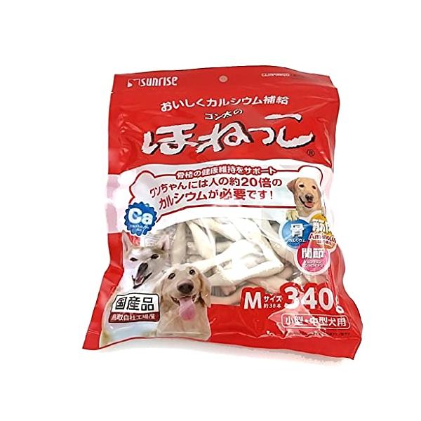 ゴン太のほねっこ Mサイズ 340g 犬用おやつ 340グラム (x 1)