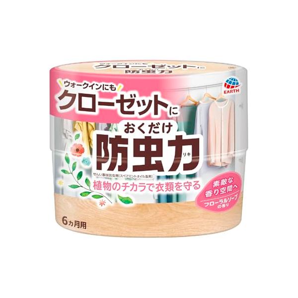 クローゼットにおくだけ 防虫力 フローラルソープの香り 300mL