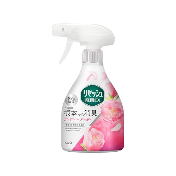 他サイト： リセッシュ 消臭芳香剤 液体 除菌EX ガーデンローズの香り 本体 370mlの商品画像