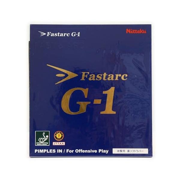 他サイト： ニッタク(Nittaku) 卓球 ラバー ファスタークG-1 裏ソフト テンション ブラック 中 NR8702の商品画像