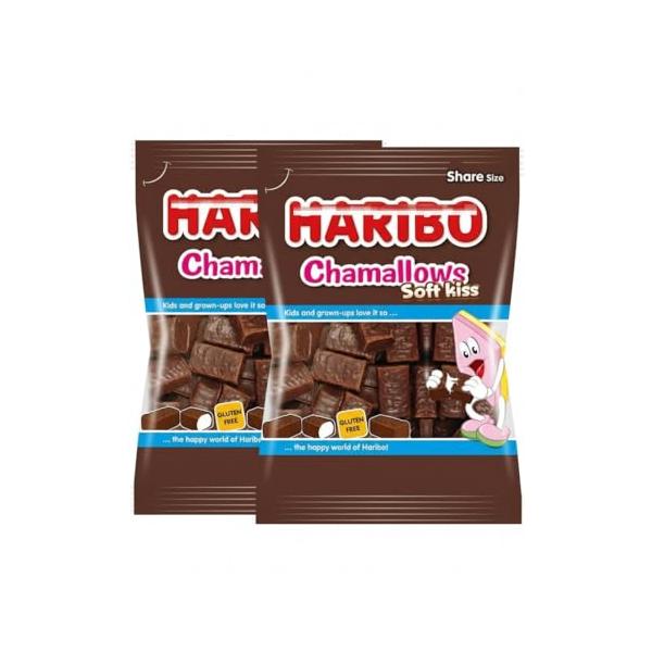 ハリボー チョコマシュマロ ソフトキス chamallows 200g + : ロコロコ