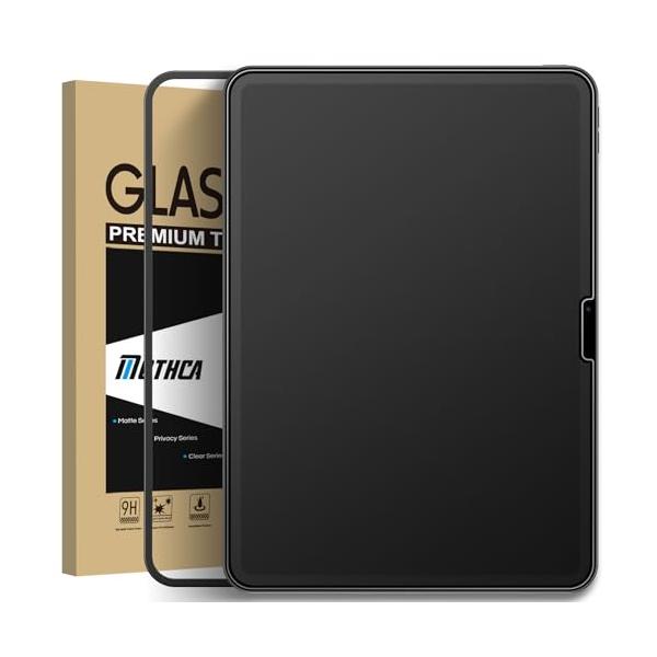 Mothca アンチグレア iPad Air 11インチ M4/M3/M2 (2026/2025/2024、第8/7/6世代)用 フィルム ガラスフィルム 硬度9H さらさら ガイド枠付き 日本旭