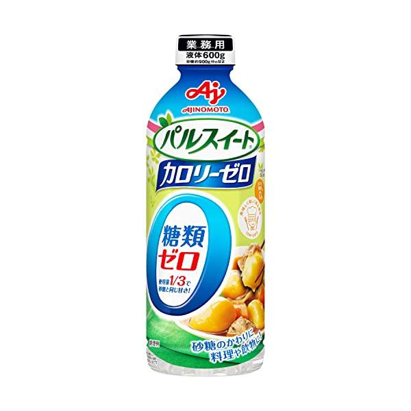 パルスイート 味の素 カロリーゼロ 液体タイプ 600gボトル 砂糖約900g分の甘さ カロリーオフ 甘味料