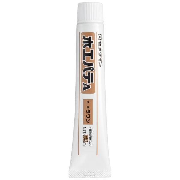 ●商品名前：　セメダイン 木部補修用 木工パテA ラワン 50ml ブリスター HC-152 ●商品説明：　・内容量:50mL・材質:アクリル樹脂・水性塗料の塗装可能・肉やせが少ない・色:ラワン 梱包サイズ：　高さ : 3.40 cm、横幅...