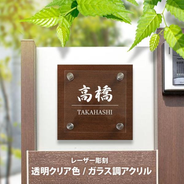 爆買！／表札 シール マンション 100角〜 戸建て ポスト 部屋番号 番地プレート 玄関 扉 屋外 wg-1146