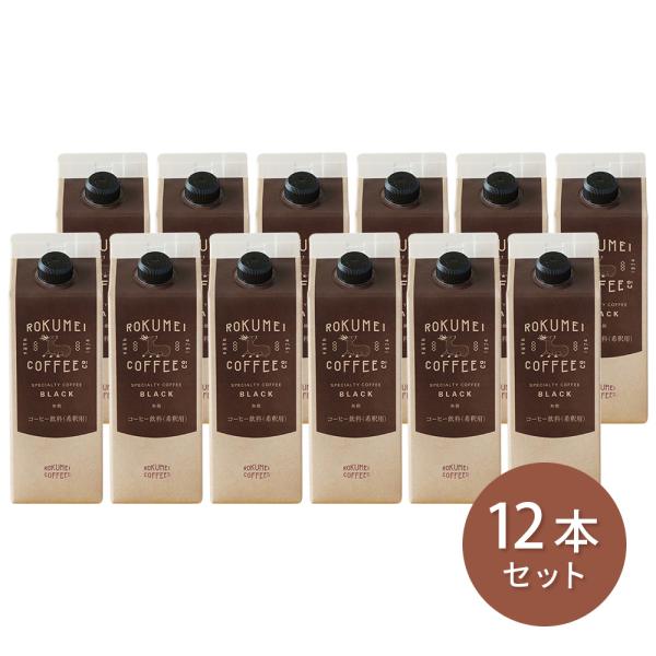 ロクメイコーヒー カフェベース パック 500ml 12本セット