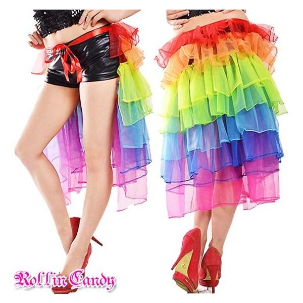 レインボーチュール8段フリルヒップパニエ チュチュ ダンス ダンサー サンバ バトン 発表会 ステージ衣装 スカート ヒップホップ ボリューム 派手 Buyee Buyee 提供一站式最全面最專業現地yahoo Japan拍賣代bid代拍代購服務 Bot Online
