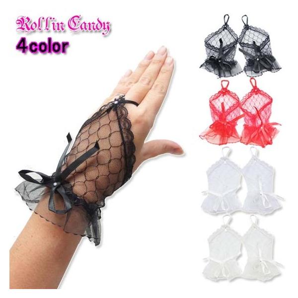 ウェディングや二次会やパーティー、カラードレスやワンピと合わせるも良し☆ループを中指に引っ掛けるタイプのワンフィンガーグローブ☆上品なレース生地で、エレガント&amp;Coolなスタイルを演出♪指先まで綺麗に見え、Clubシーンやダンスイベ...