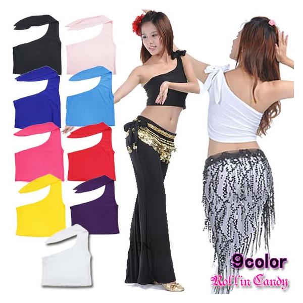 ワンショルダータイプのチョリ☆スタイルを良く見せてくれるシルエットを演出!フィットネスジムやトレーニング、ヨガやエクササイズに☆ジャズやヒップホップ、ベリーダンス…etc、ダンスレッスン用としてもおススメです♪●ワンショルダー チョリ●カラ...