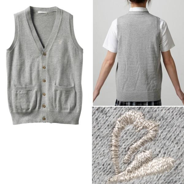 スクールベスト 薄手 ニットセーター ボタンベスト 半袖 Vネック ポケット付き 女子 男子 男女兼用 高校 制服 学生服 Buyee Buyee Jasa Perwakilan Pembelian Barang Online Di Jepang