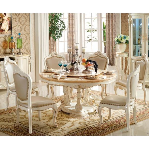 ヴィンテージ♦️大理石 マーブル♦️ロココ 装飾♦️高級 ラウンド